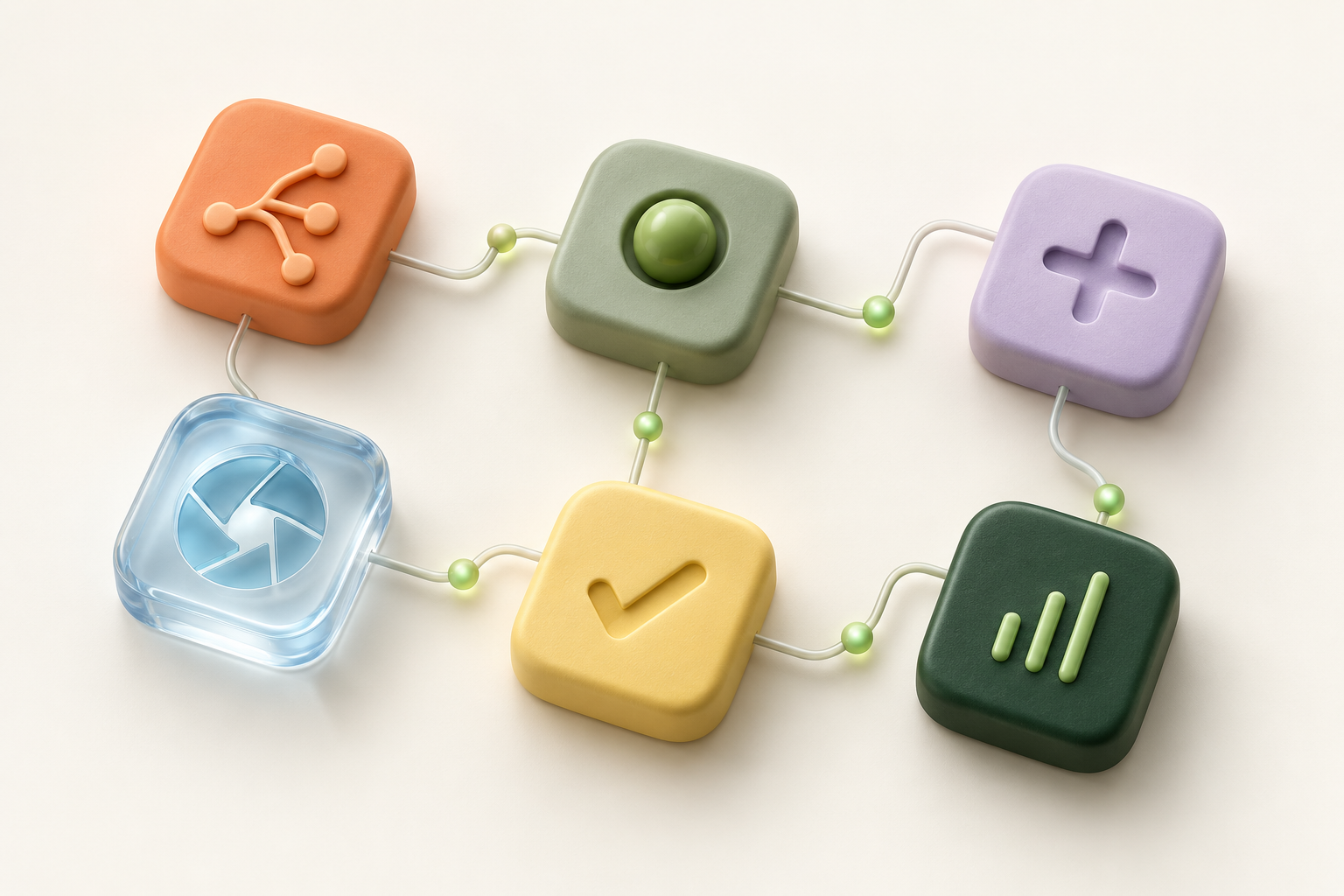 Playful tactile intelligence modules connected by fine signal paths
